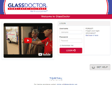 Tablet Screenshot of glassdoctor.tortal.net